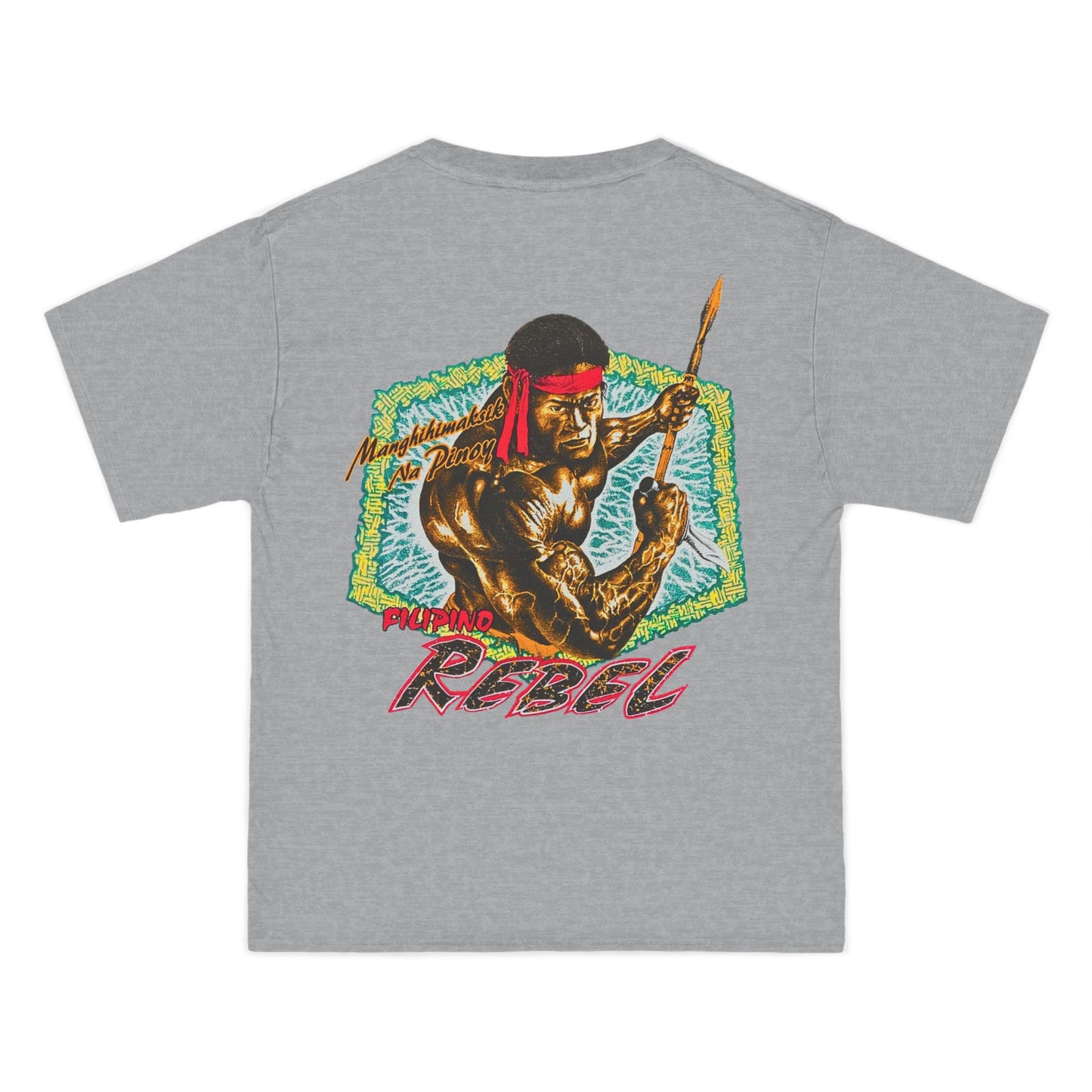 Filipino Strength Filipino Rebel Manghihimaksik Na Pinoy Vintage Design 90s New Print Beefy-T®  Short-Sleeve T-Shirt