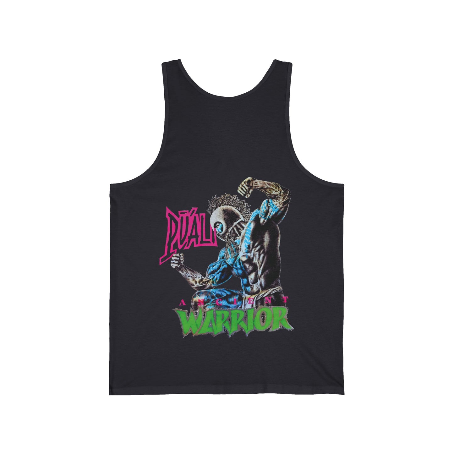 Hawaiian Strength Puali Ancient Warrior Vintage Design 90s New Print Unisex Jersey Tank