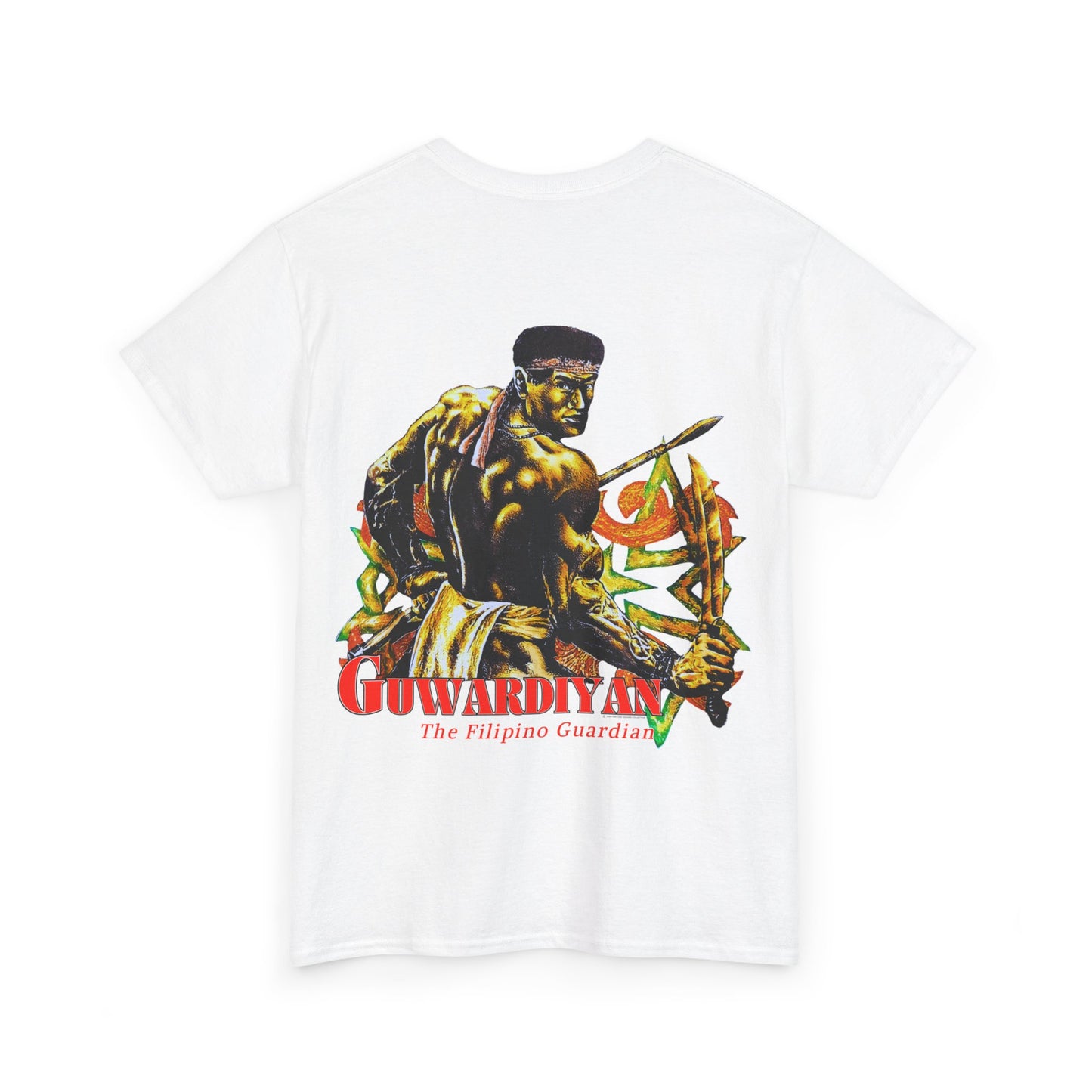 Filipino Strength The Filipino Guardian Guwardiyan Vintage Design 90s New Print T-shirt Unisex Heavy Cotton Tee