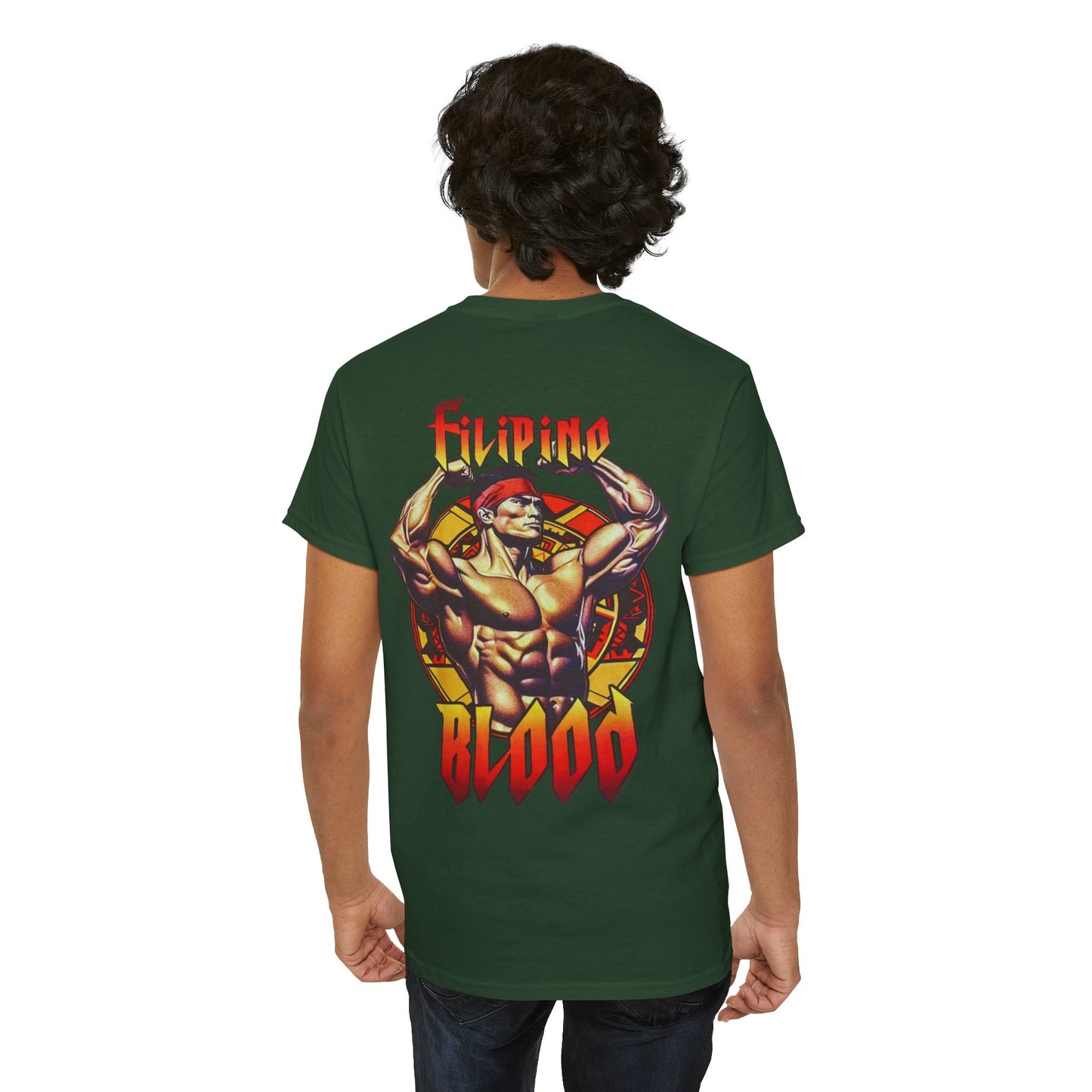 Filipino Strength Filipino Blood Vintage Design 90s New Print T-shirt Unisex Heavy Cotton Tee