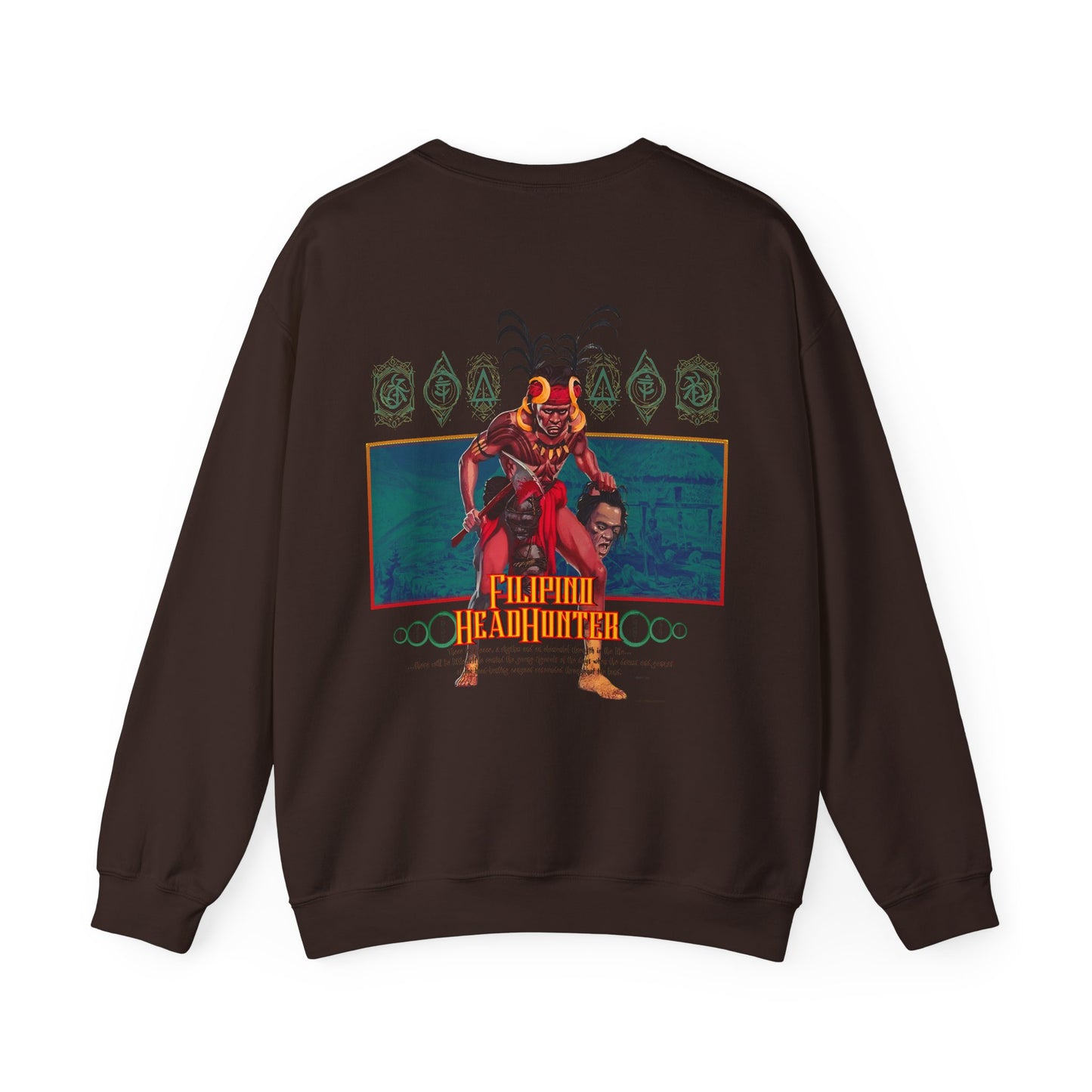 Filipino Strength Filipino HeadHunter Unisex Heavy Blend™ Crewneck Sweatshirt