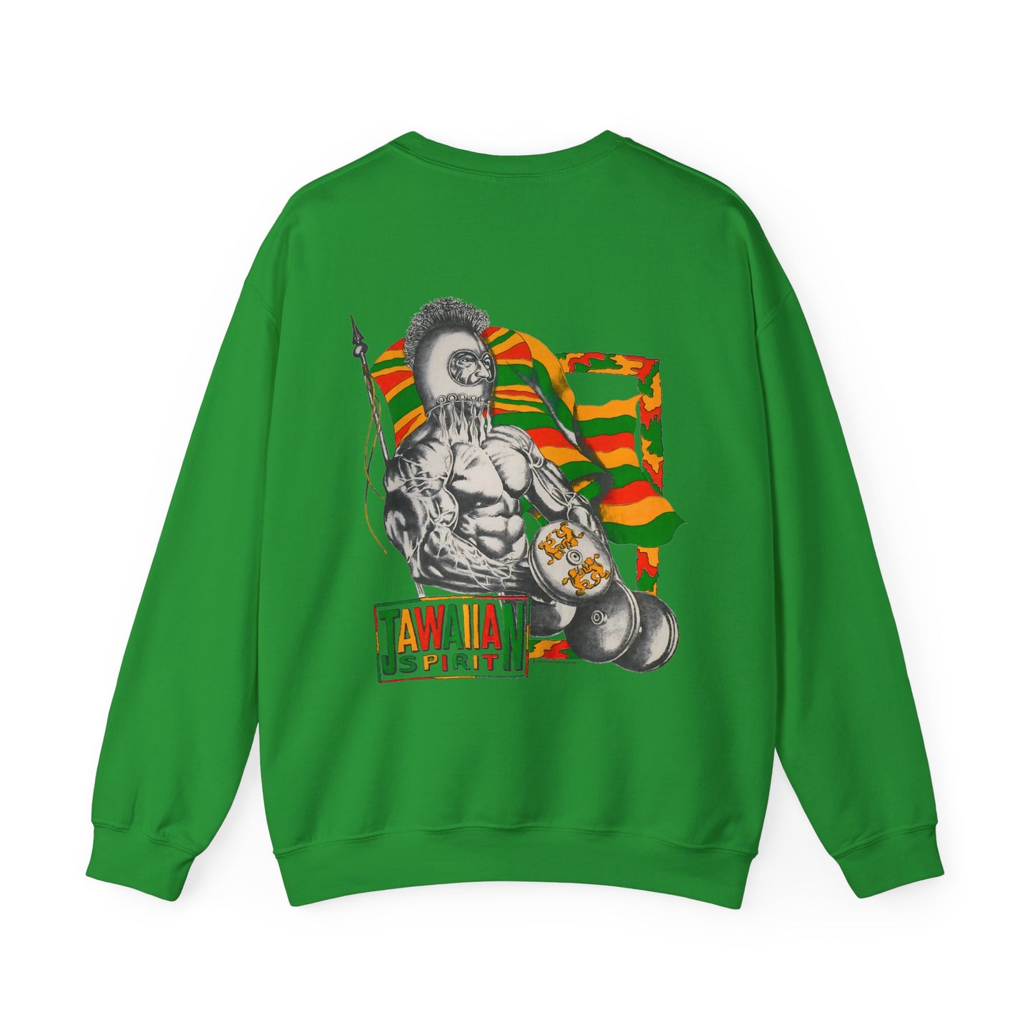 Jawaiian Strength Jawaiian Spirit Vintage Design 90s New Print Unisex Heavy Blend™ Crewneck Sweatshirt