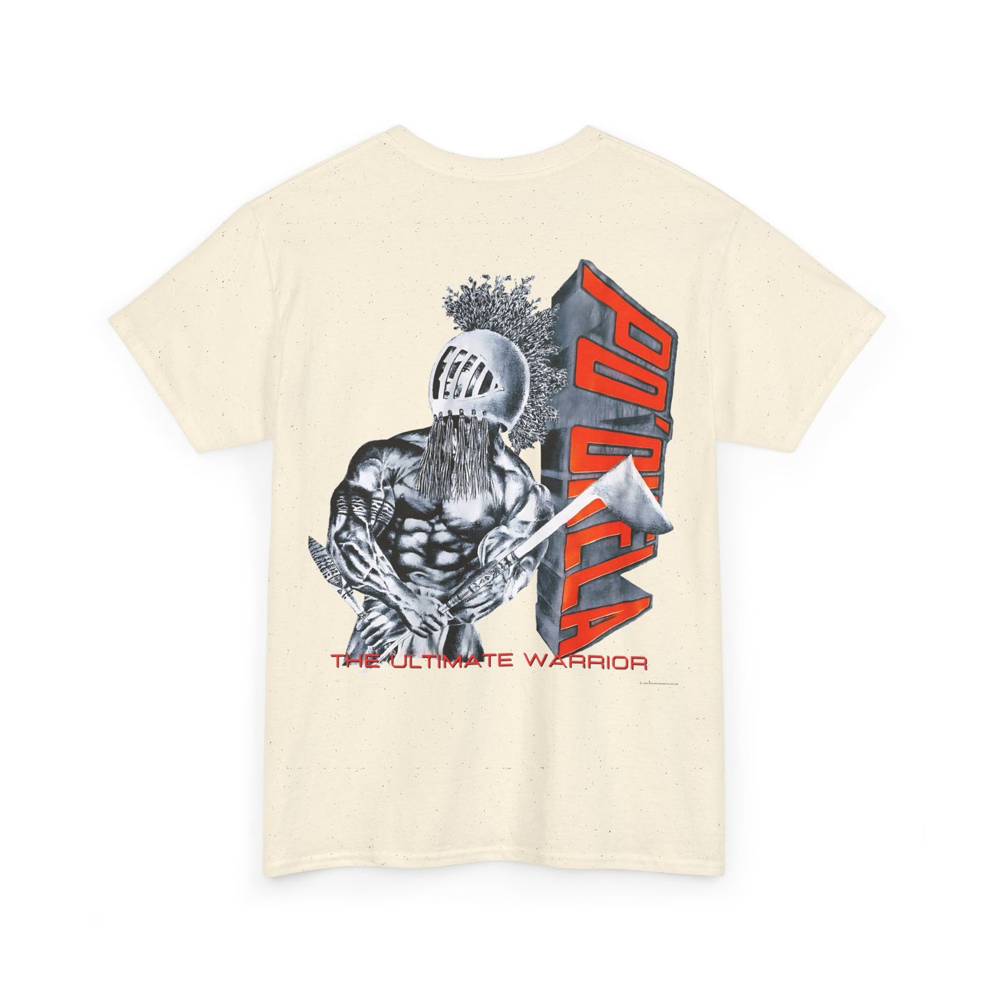 Hawaiian Strength Po'okela The Ultimate Warrior Vintage Design 90s New Print Unisex Heavy Cotton Tee