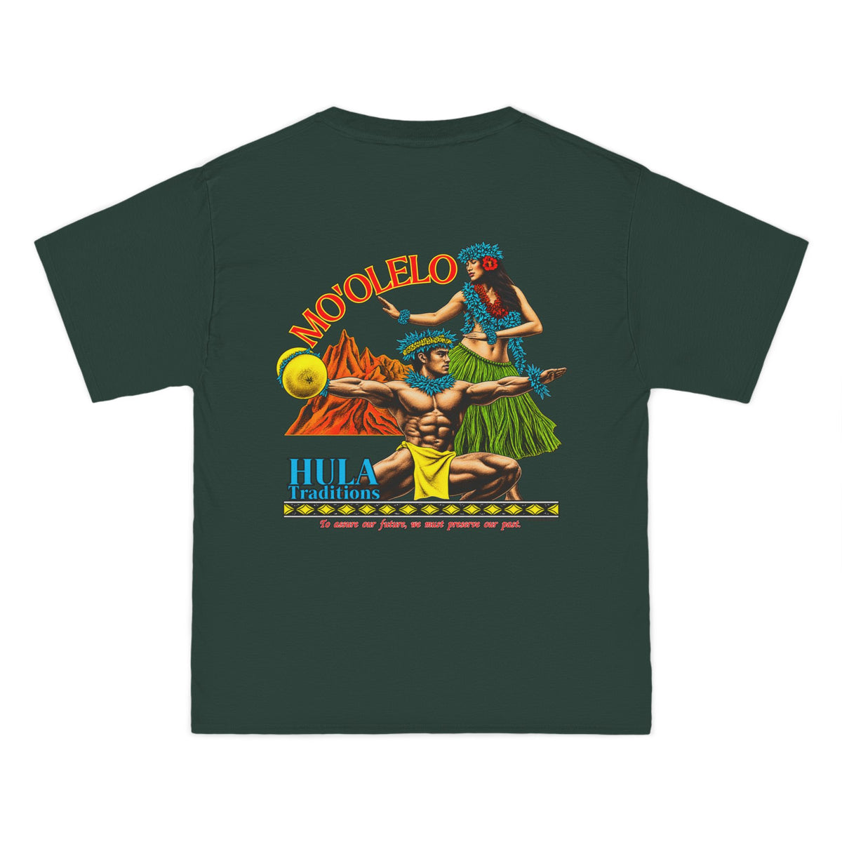 Hawaiian Strength Mo'olelo Hula Traditions Beefy-T®  Short-Sleeve T-Shirt