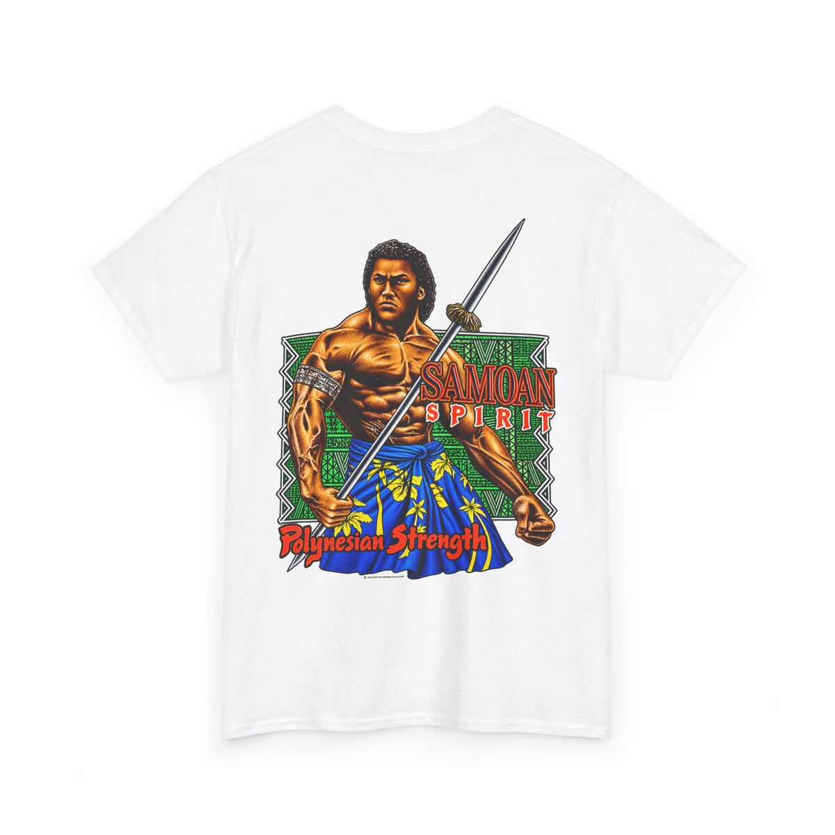Samoan Strength Samoan Spirit Polynesian Strength Unisex Heavy Cotton Tee