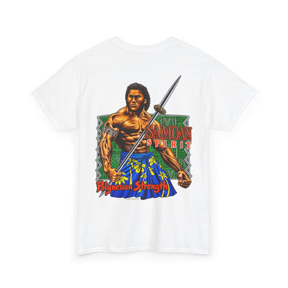 Samoan Strength Samoan Spirit Polynesian Strength Unisex Heavy Cotton Tee