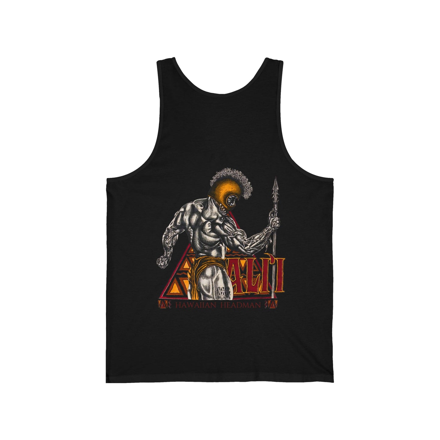 Hawaiian Strength Ali'i Hawaiian Headman Vintage Design 90s New Print Unisex Jersey Tank