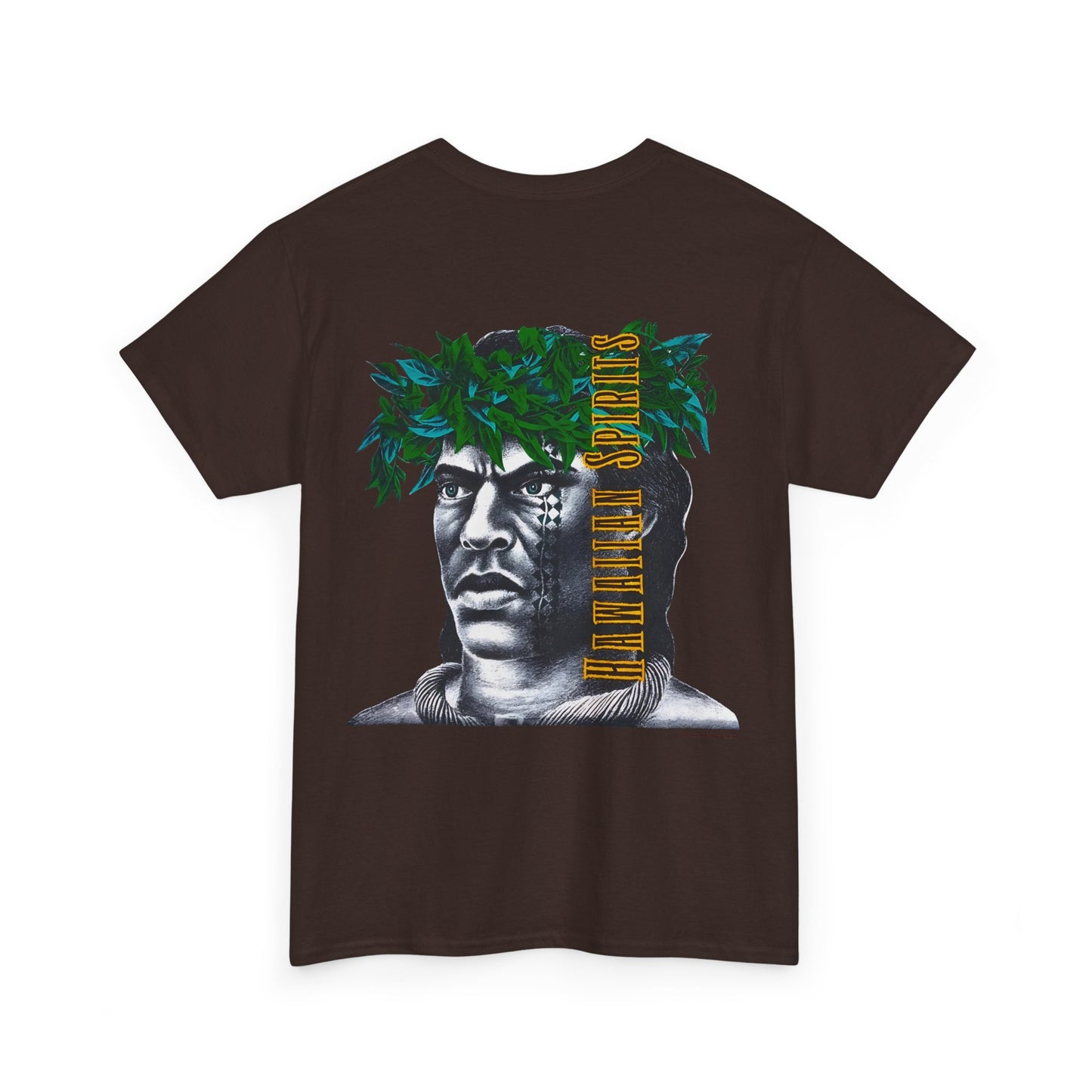 Hawaiian Strength Hawaiian Spirits Vintage Design 90s New Print Unisex Heavy Cotton Tee