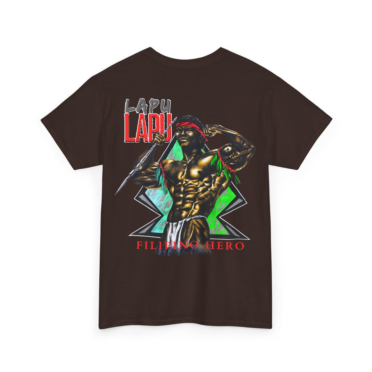 Filipino Strength Lapu Lapu Filipino Hero Vintage Design 90s New Print T-shirt Unisex Heavy Cotton Tee