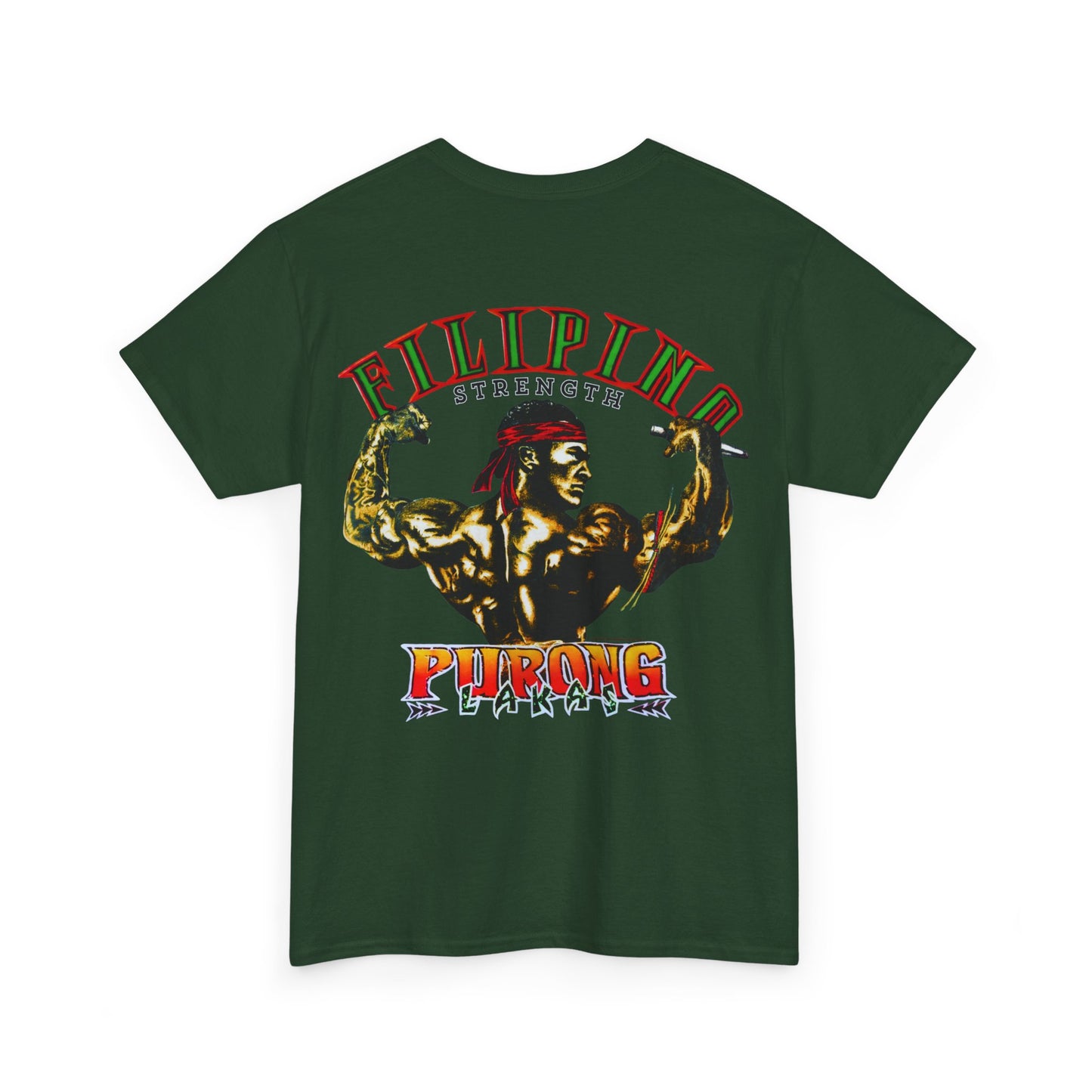 Filipino Strength Purong Lakas Vintage Design 90s New Print T-shirt Unisex Heavy Cotton Tee