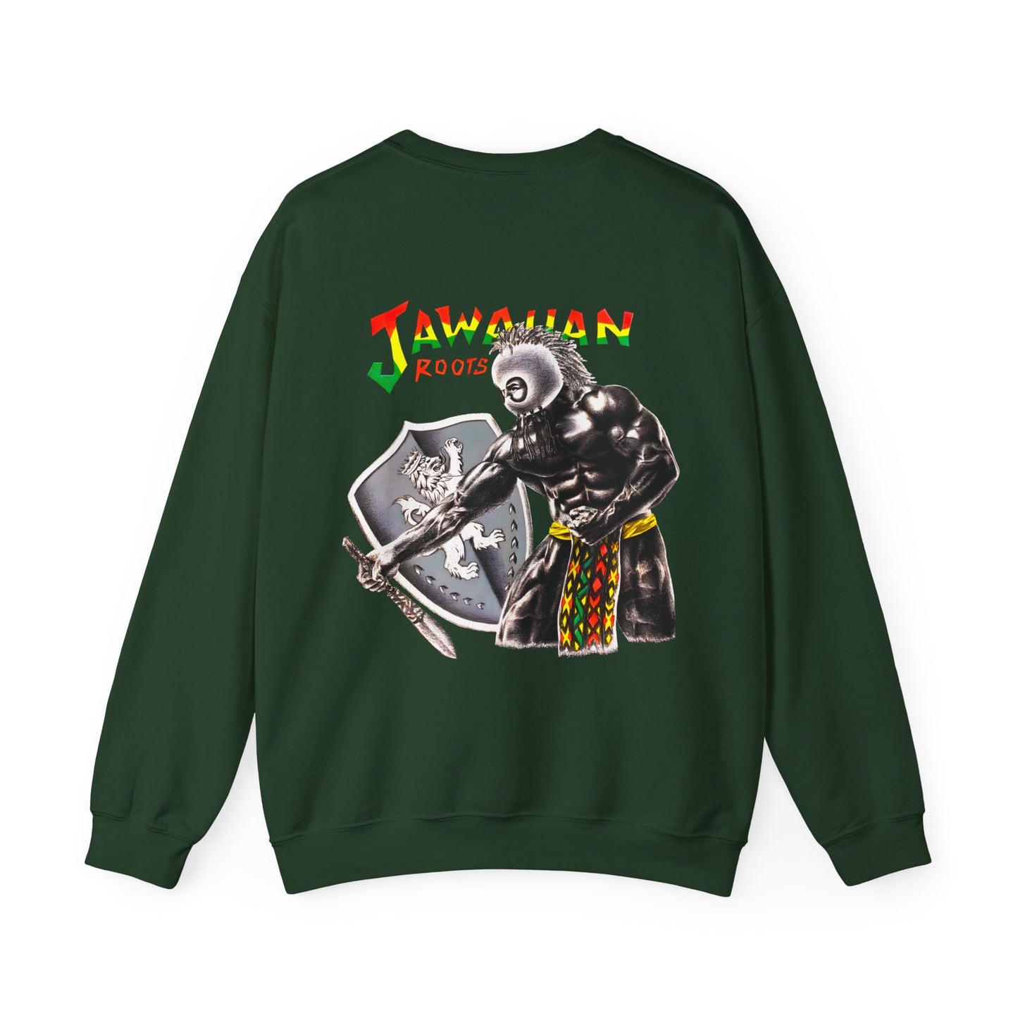 Jawaiian Strenght Jawaiian Roots Vintage Design 90s New Print Unisex Heavy Blend™ Crewneck Sweatshirt