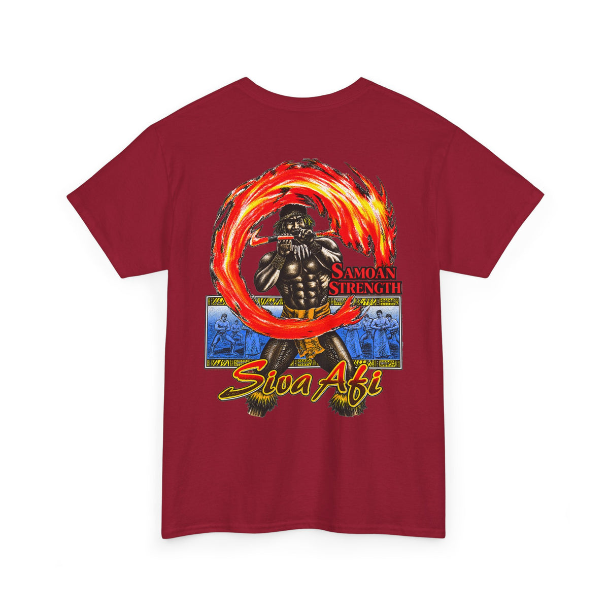 Samoan Strength Siva Afi Unisex Heavy Cotton Tee