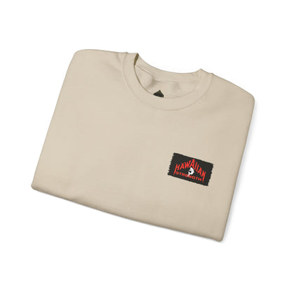 Hawaiian Strength Kῡuaki The Hawaiian Guardian Vintage Design 90s New Print Unisex Heavy Blend™ Crewneck Sweatshirt