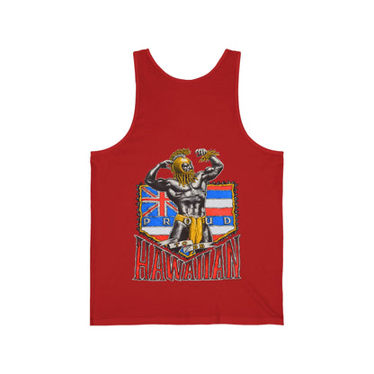 Hawaiian Strength Proud To Be Hawaiian Vintage Design 90s New Print Unisex Jersey Tank