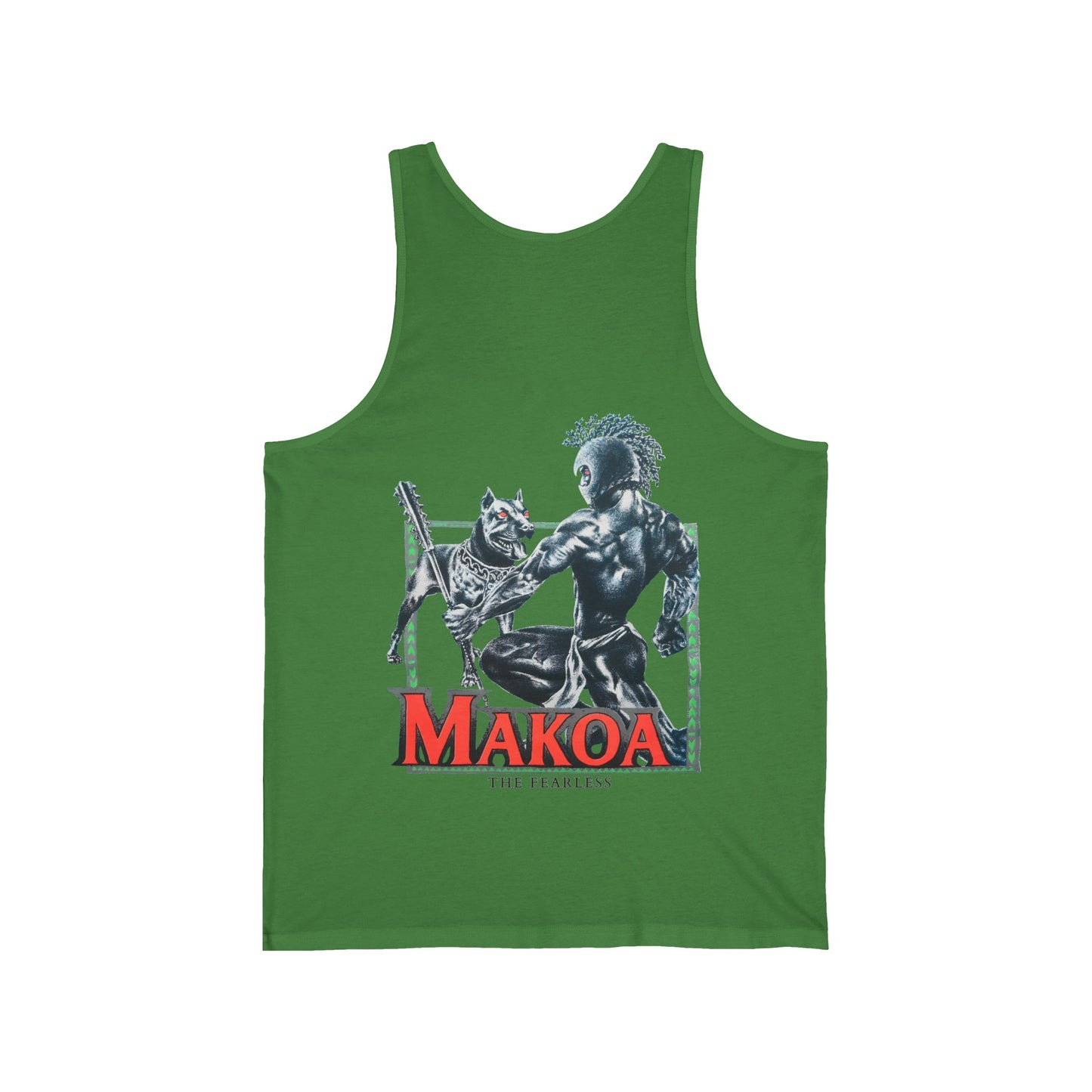 Hawaiian Strength Makoa The Fearless Vintage Design 90s New Print Unisex Jersey Tank