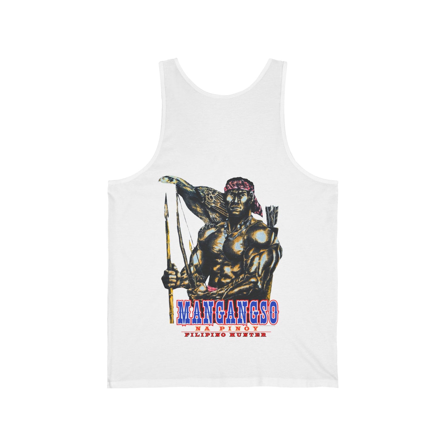 Filipino Strength Mangangso Na Pinoy Filipino Hunter Vintage Design 90s New Print Unisex Jersey Tank