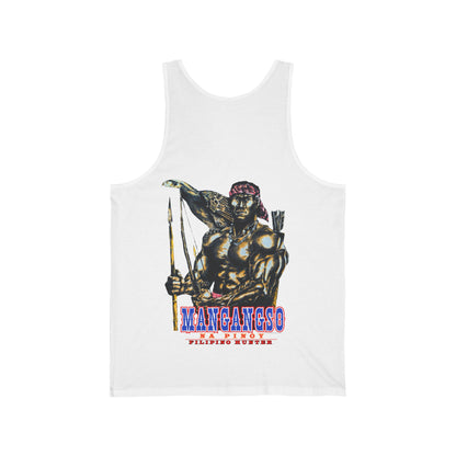 Filipino Strength Mangangso Na Pinoy Filipino Hunter Vintage Design 90s New Print Unisex Jersey Tank