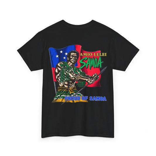 Samoan Strength Proud of Samoa Amio Lelei Unisex Heavy Cotton Tee