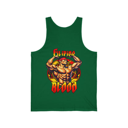 Filipino Strength Filipino Blood Unisex Jersey Tank