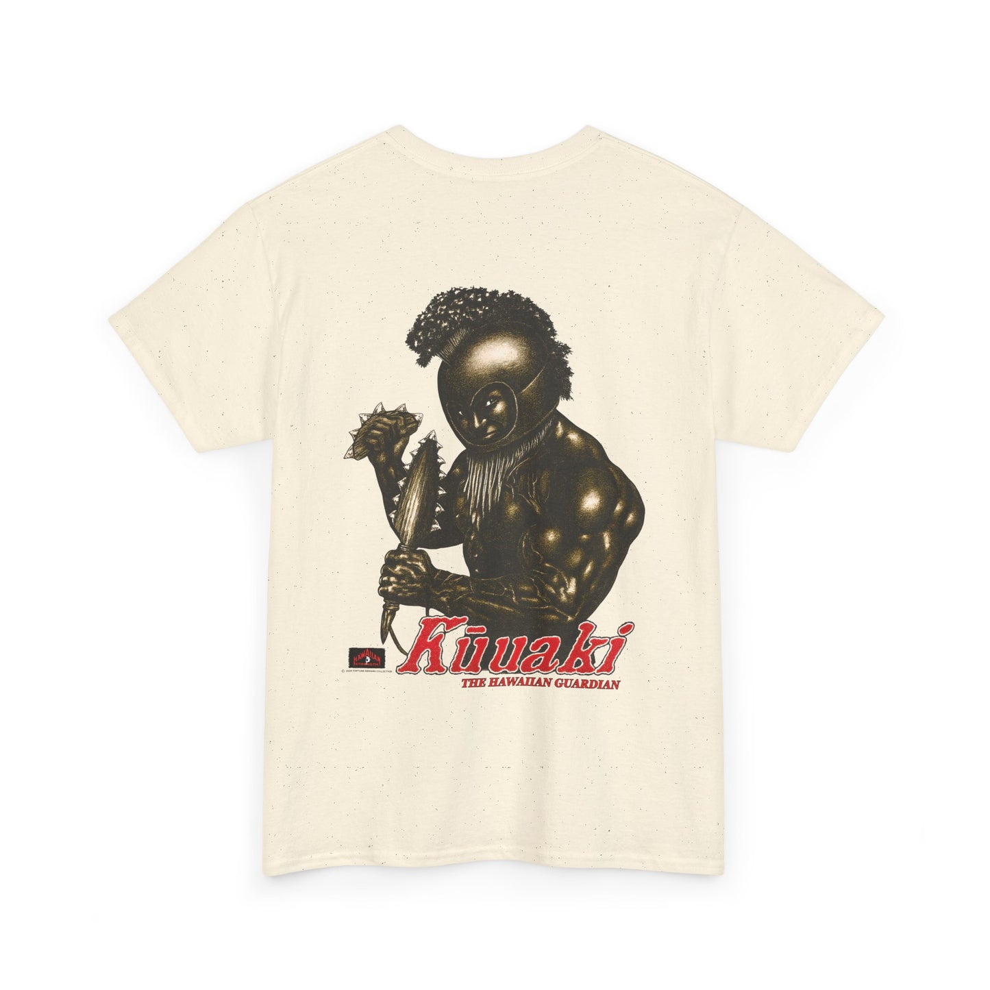 Hawaiian Strength Kῡuaki The Hawaiian Guardian Vintage Design 90s New Print Unisex Heavy Cotton Tee