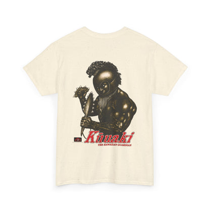 Hawaiian Strength Kῡuaki The Hawaiian Guardian Vintage Design 90s New Print Unisex Heavy Cotton Tee