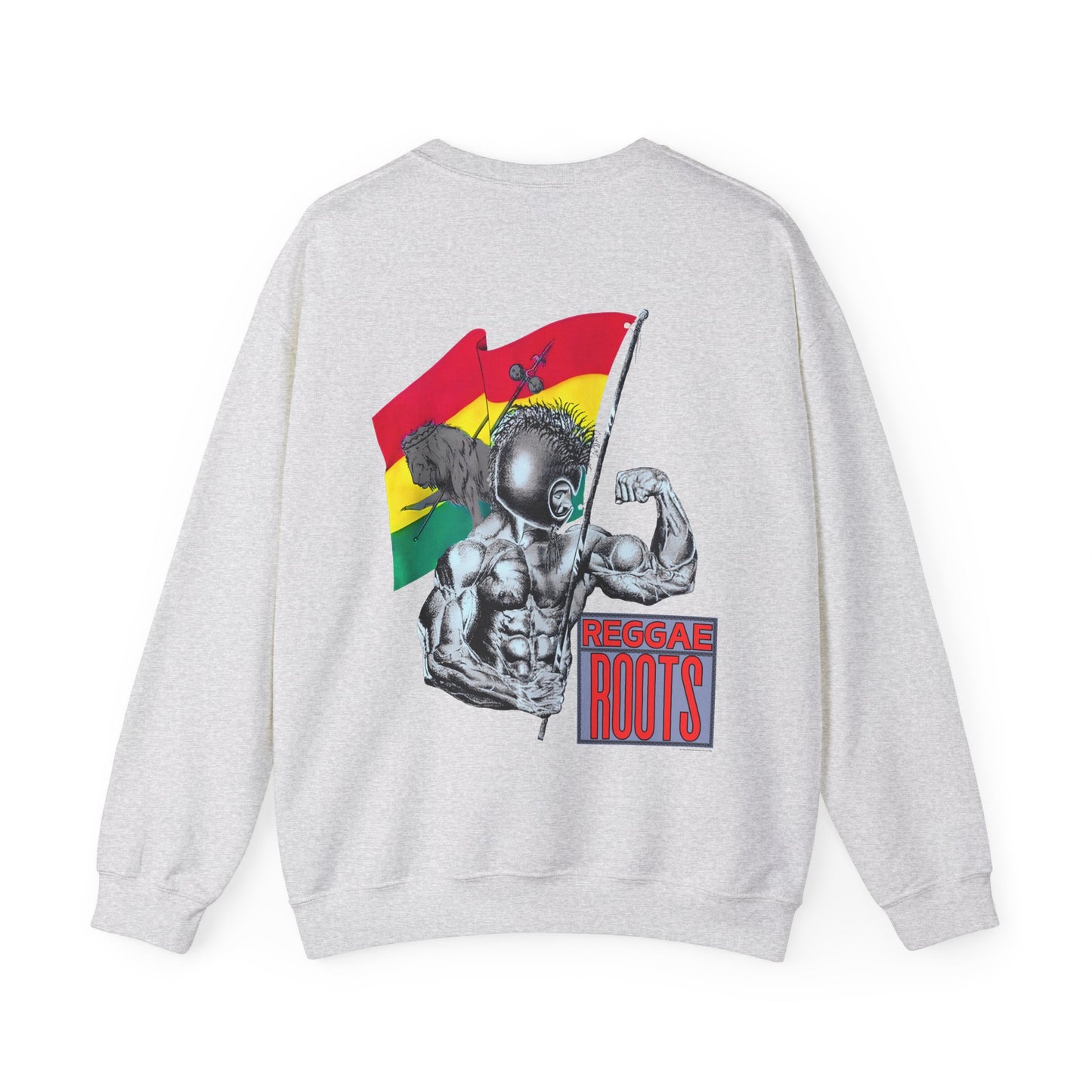 Jawaiian Strength Reggae Roots Vintage Design 90s New Print Unisex Heavy Blend™ Crewneck Sweatshirt