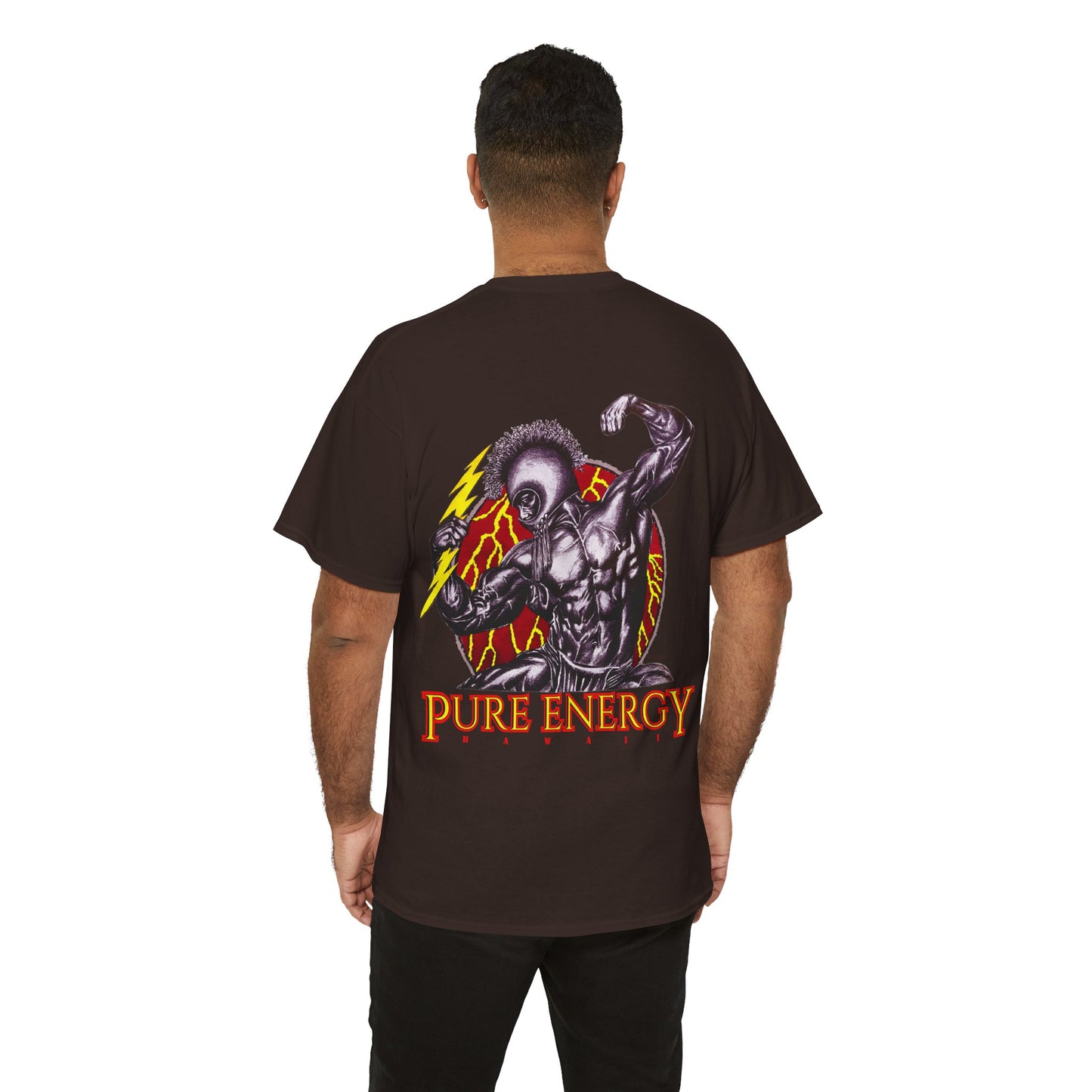 Hawaiian Strength Pure Energy Hawaii Vintage Design 90s New Print Unisex Heavy Cotton Tee
