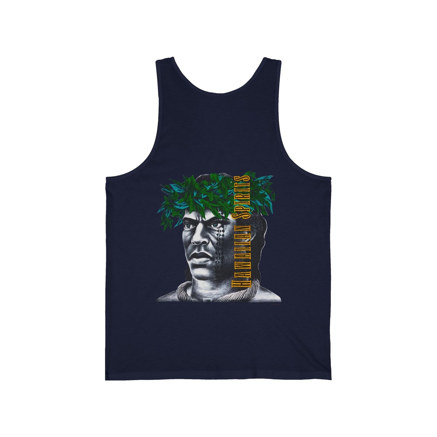 Hawaiian Strength Hawaiian Spirits Vintage Designs 90s New Print Unisex Jersey Tank