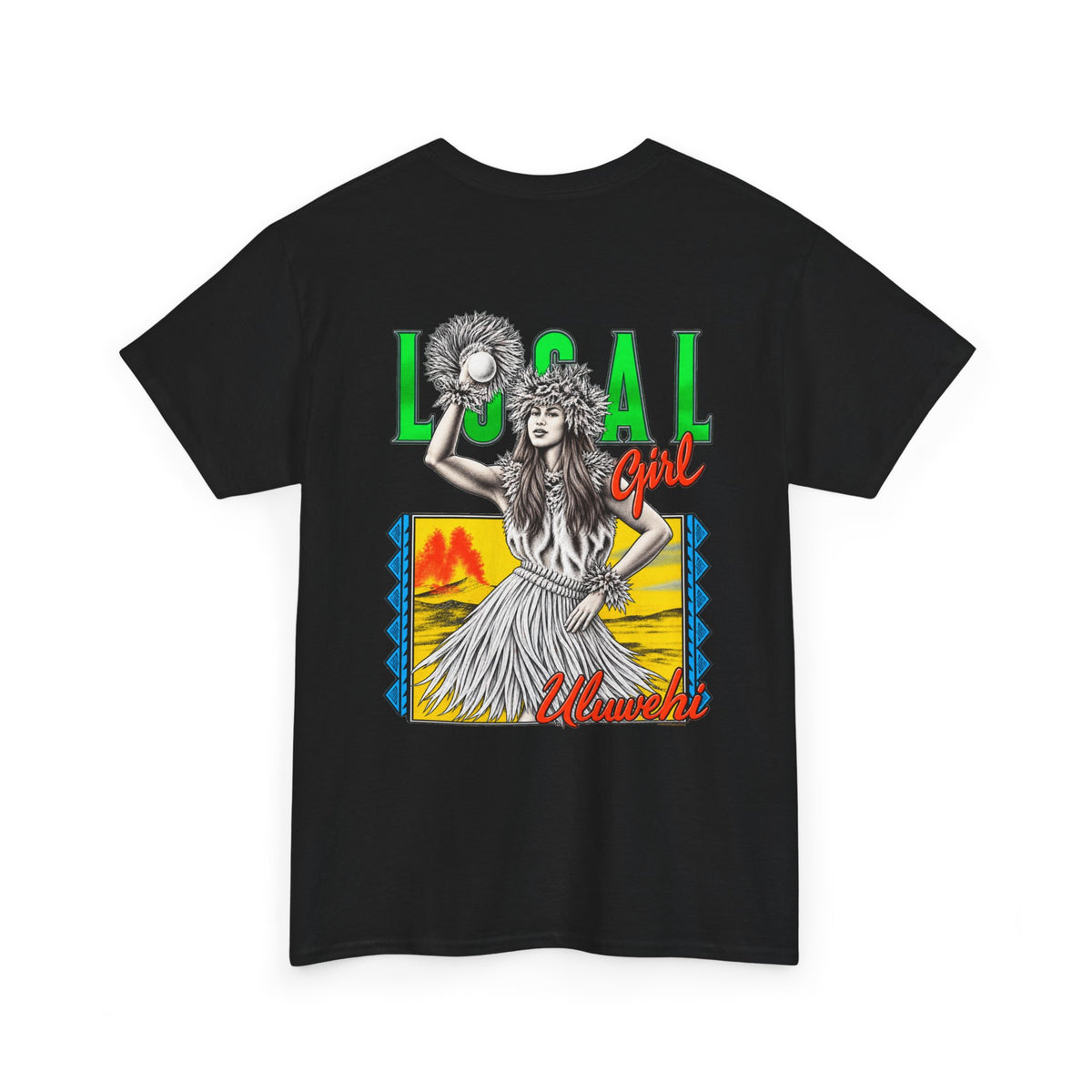 Hawaiian Strength Local Girl Uluwehi Unisex Heavy Cotton Tee