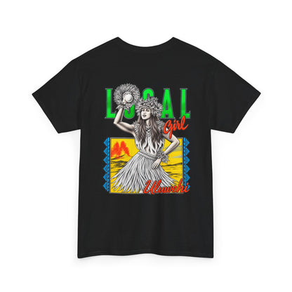 Hawaiian Strength Local Girl Uluwehi Unisex Heavy Cotton Tee