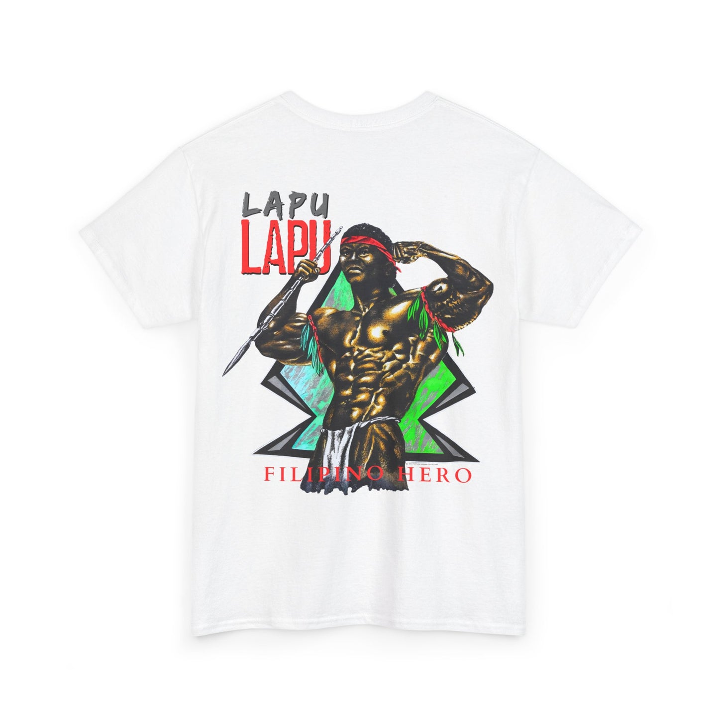 Filipino Strength Lapu Lapu Filipino Hero Vintage Design 90s New Print T-shirt Unisex Heavy Cotton Tee