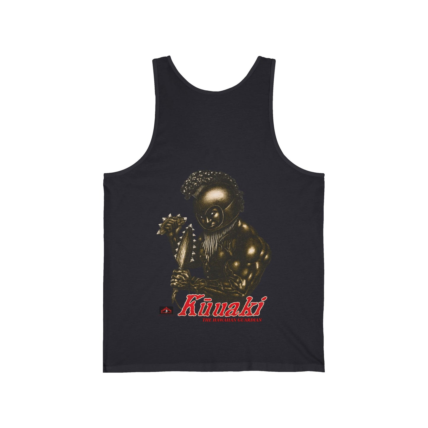 Hawaiian Strength Kῡuaki The Hawaiian Guardian Vintage Design 90s New Print Unisex Jersey Tank
