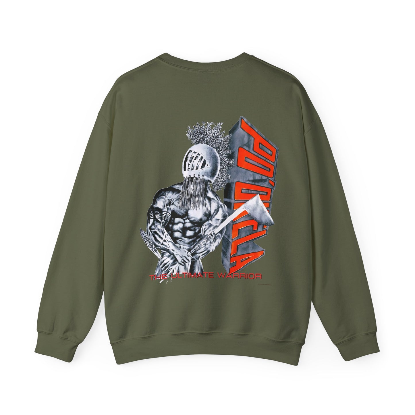 Hawaiian Strength Po'okela The Ultimate Warrior Vintage Design 90s New Print Unisex Heavy Blend™ Crewneck Sweatshirt