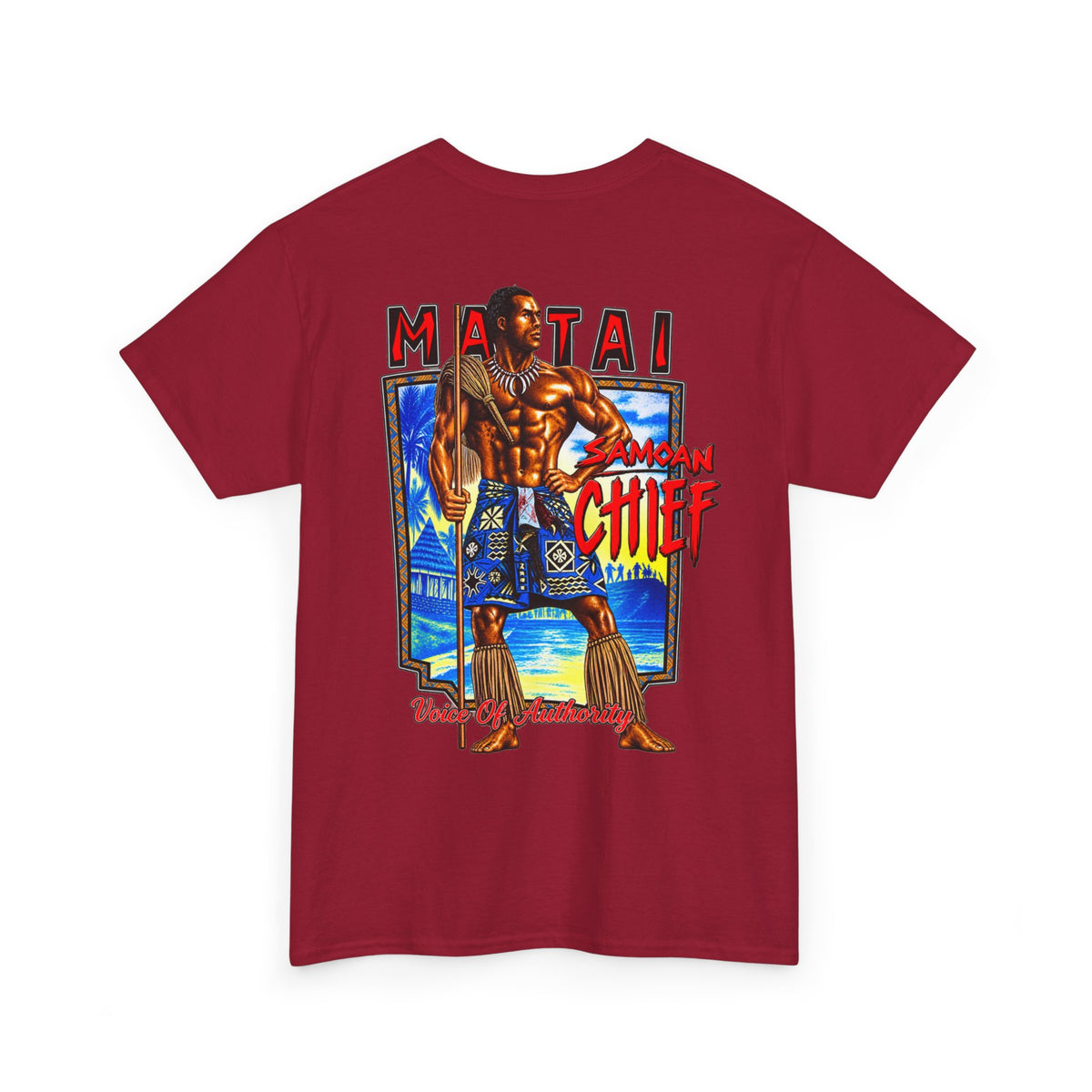 Samoan Strength Samoan Chief Matai Unisex Heavy Cotton Tee