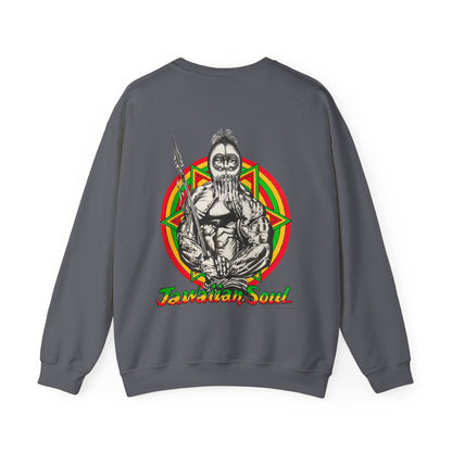 Jawaiian Strength Jawaiian Soul Vintage Design 90s New Print Unisex Heavy Blend™ Crewneck Sweatshirt