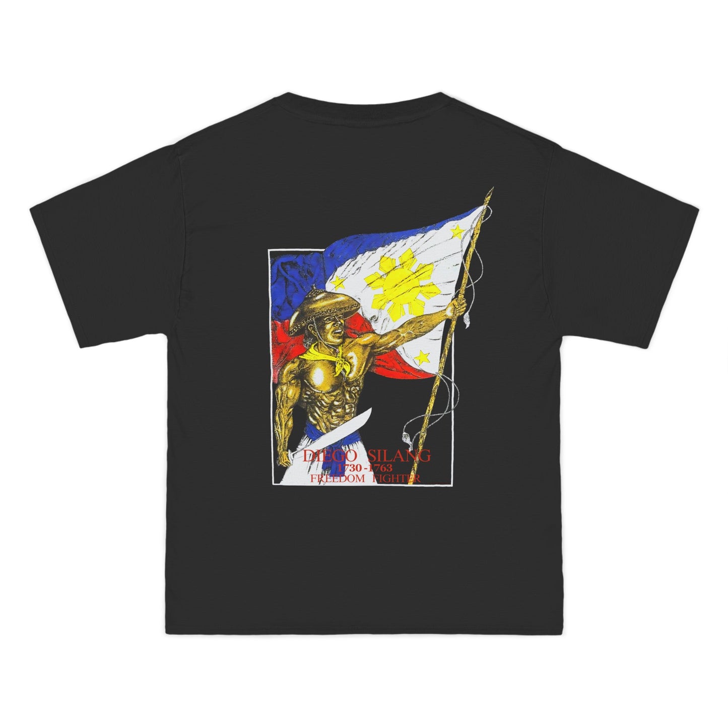 Filipino Strength Diego Silang Freedom Fighter Vintage Design 90s New Print Beefy-T®  Short-Sleeve T-Shirt
