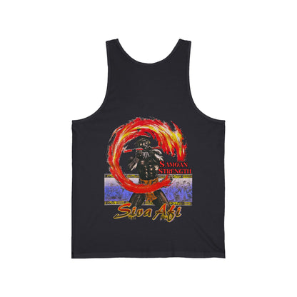 Samoan Strength Siva Afi Vintage Design 90s New Print Unisex Jersey Tank