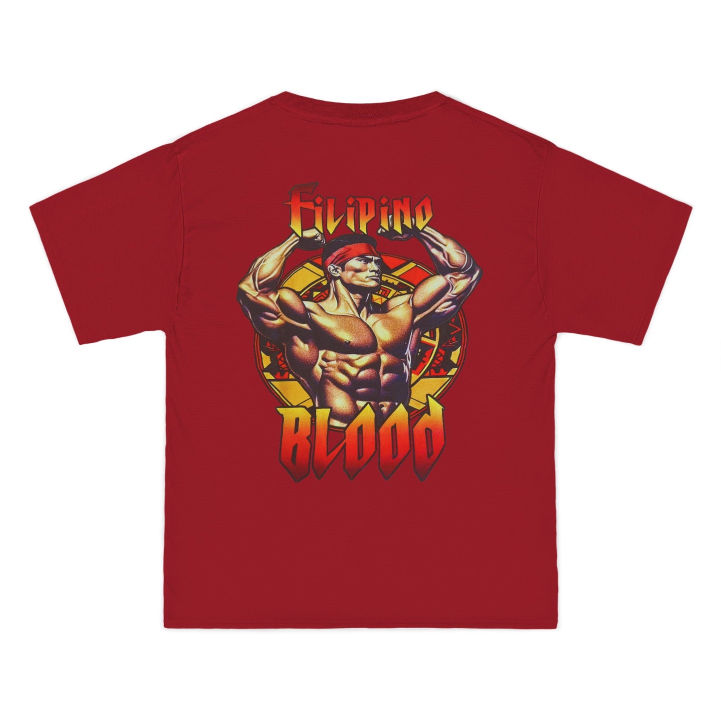 Filipino Strength Filipino Blood Vintage Design 90s New Print Beefy-T®  Short-Sleeve T-Shirt