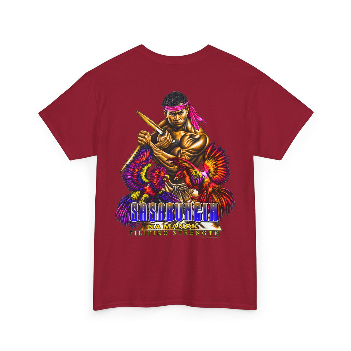 Filipino Strength Sasabungin Na Manok Unisex Heavy Cotton Tee