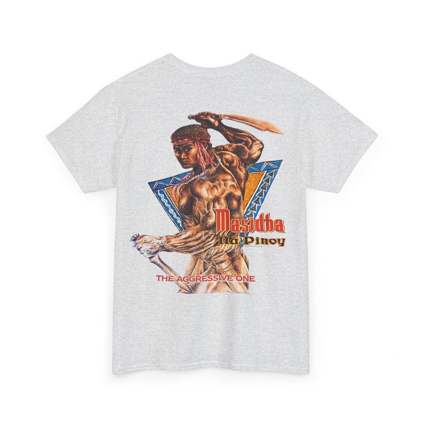 Filipino Strength Masidha na Pinoy The Aggressive One Vintage Design 90s New Print T-shirt Unisex Heavy Cotton Tee