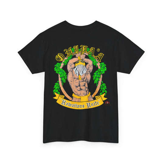 Hawaiian Strength Onipa'a Hawaiians Unite Vintage Design 90s New Print Unisex Heavy Cotton Tee