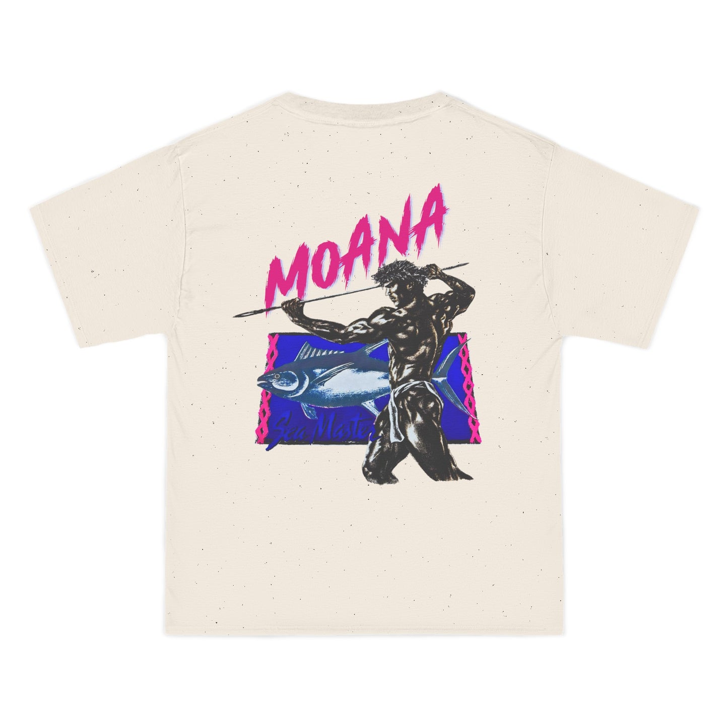 Hawaiian Strength Moana Sea Master Vintage Design 90s New Print Beefy-T®  Short-Sleeve T-Shirt