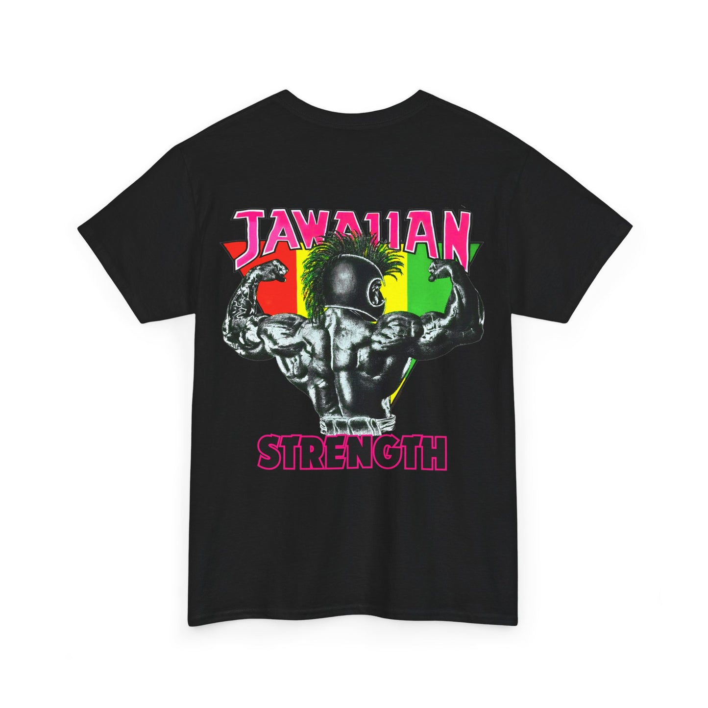 Jawaiian Strength Jawaiian Strenght Vintage Design 90s New Print T-shirt Unisex Heavy Cotton Tee