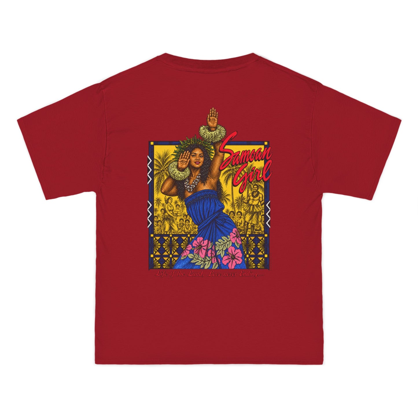Samoan Strength Samoan Girl Beefy-T®  Short-Sleeve T-Shirt