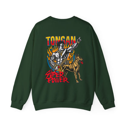 Local Strength Tongan Super Power Unisex Heavy Blend™ Crewneck Sweatshirt