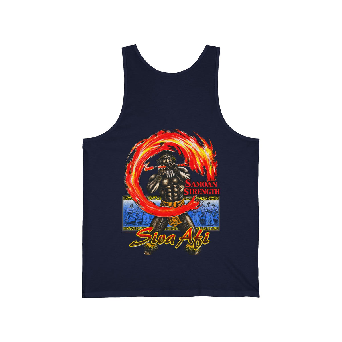 Samoan Strength Siva Afi Unisex Jersey Tank