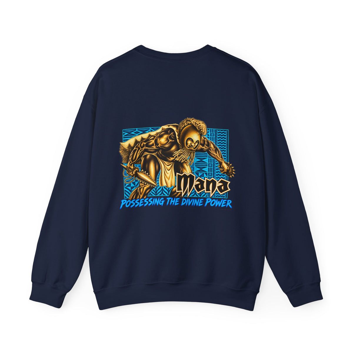 Hawaiian Strength Mana Possessing the Divine Power Unisex Heavy Blend™ Crewneck Sweatshirt