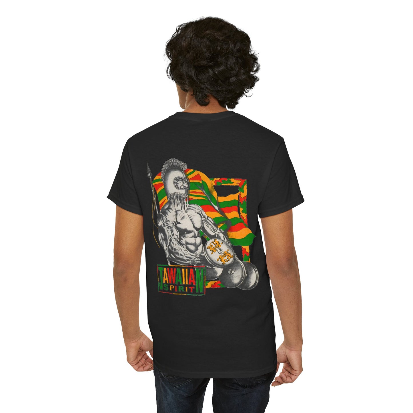 Jawaiian Strength Jawaiian Spirit Vintage Design 90s New Print Unisex Heavy Cotton Tee