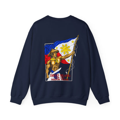 Filipino Strength Diego Silang Freedom Fighter Unisex Heavy Blend™ Crewneck Sweatshirt