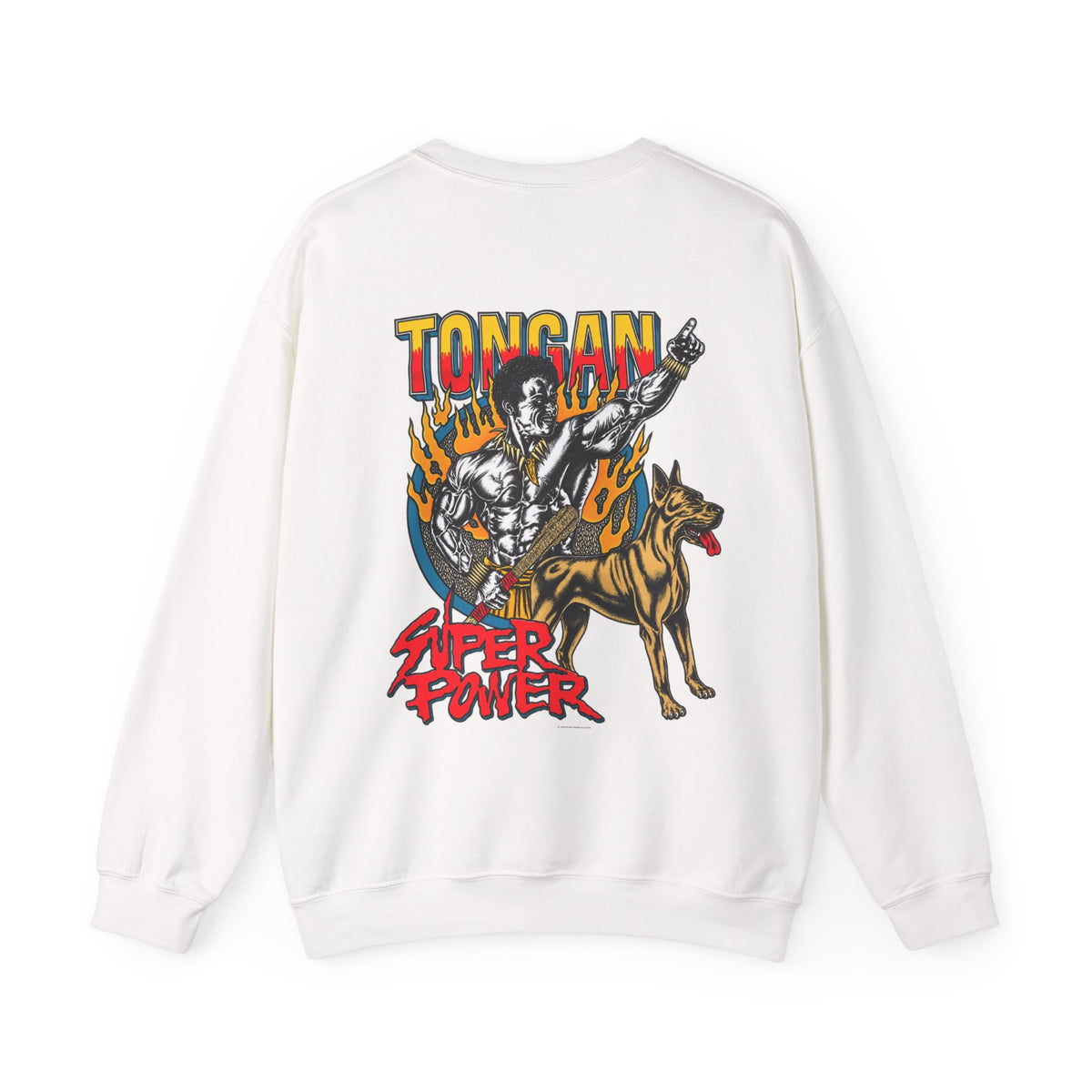 Local Strength Tongan Super Power Unisex Heavy Blend™ Crewneck Sweatshirt